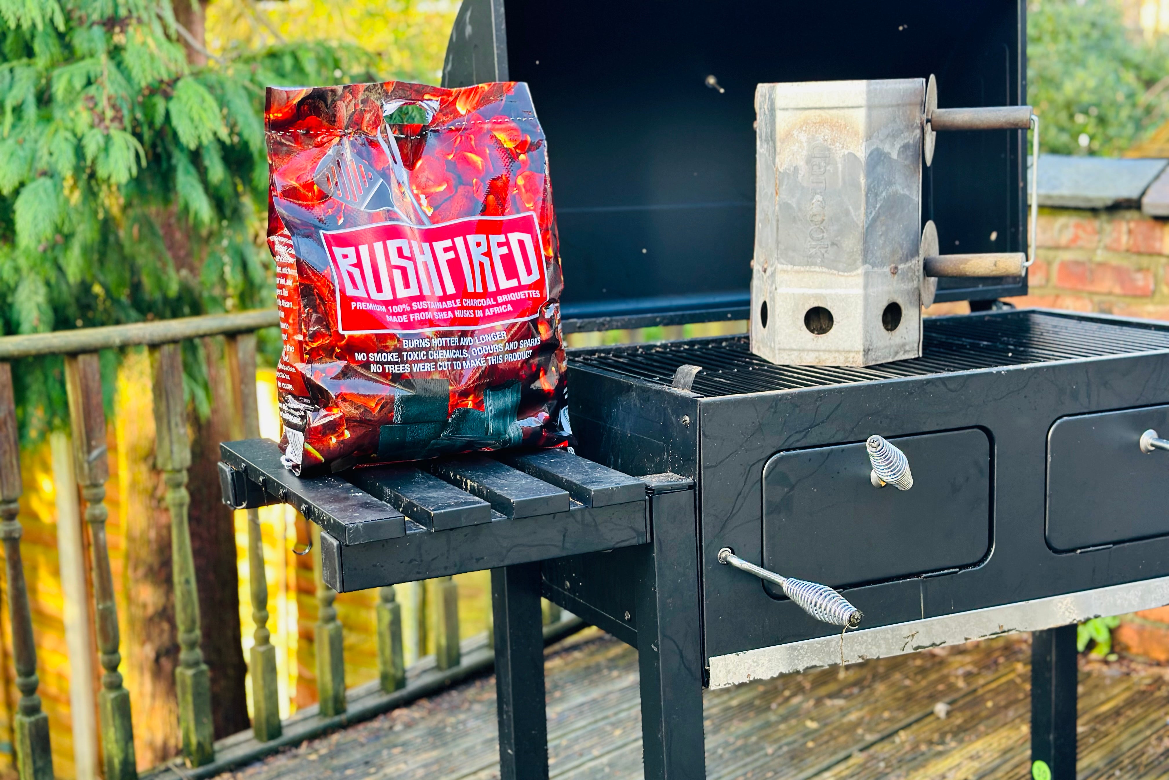 10KG Bushfired Charcoal Briquettes