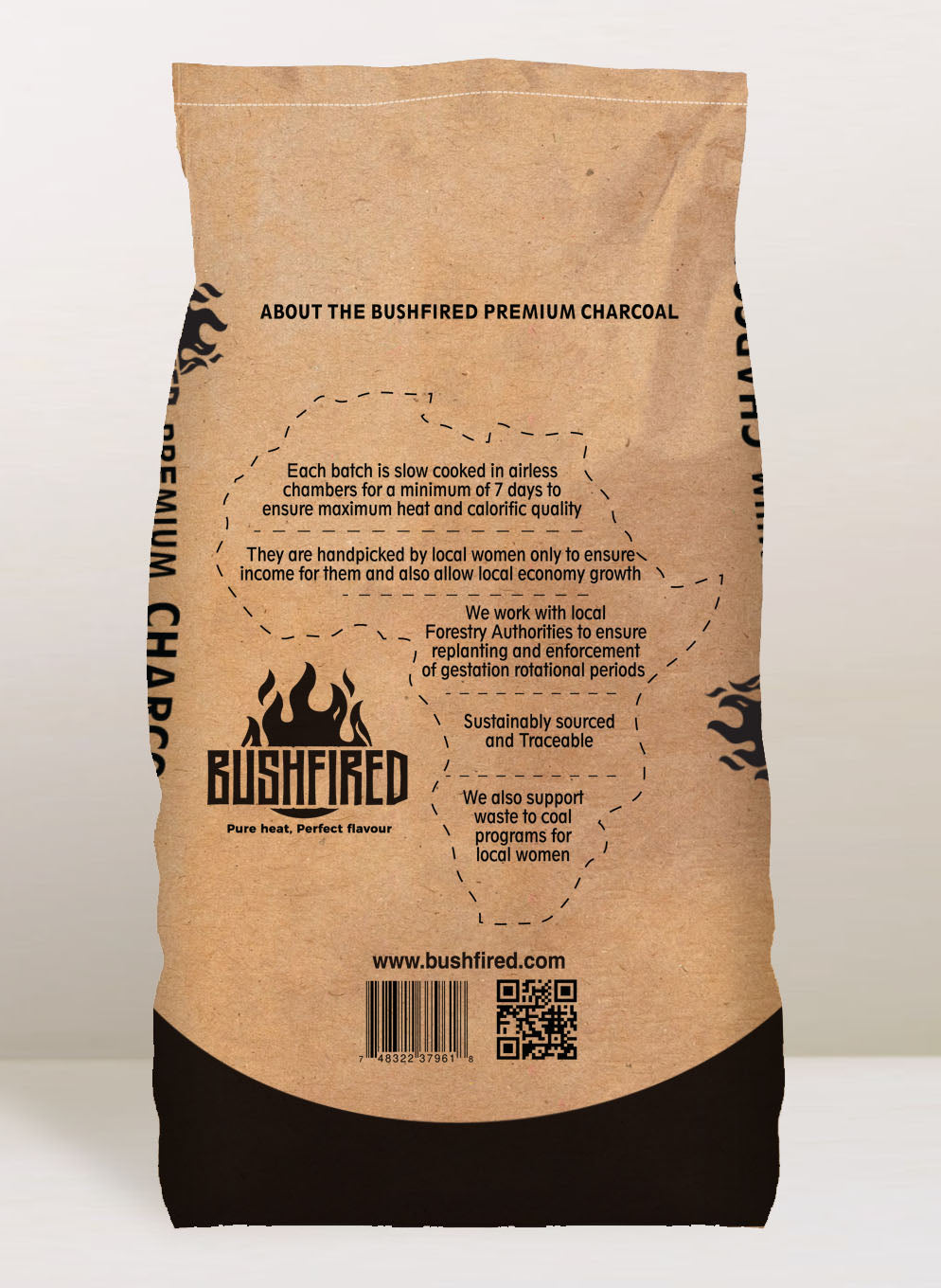 Premium Restaurant Grade Lumpwood Charcoal (15KG) AYIN